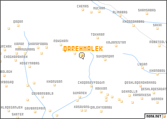 map of Qareh Malek