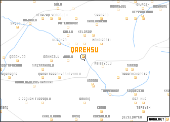 map of Qareh Sū