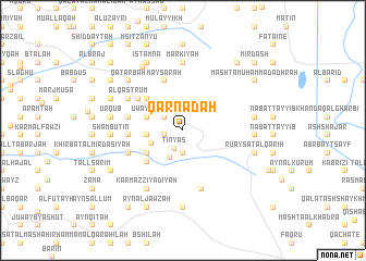 map of Qarnadah