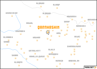 map of Qarn Hāshim