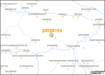 map of Qarqāyeh