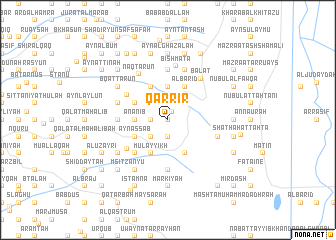 map of Qarrīr