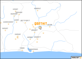 map of Qarthit