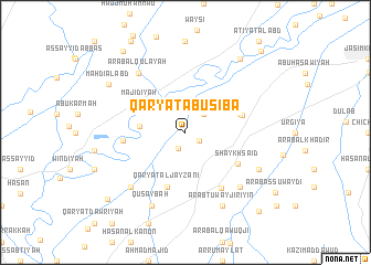 map of Qaryat Abū Sibā‘