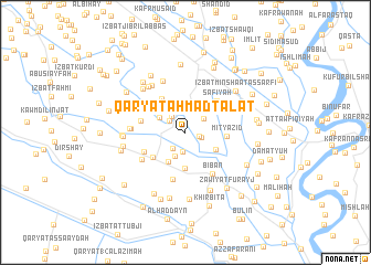 map of Qaryat Aḩmad Ţal‘at