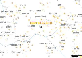 map of Qaryat al ‘Ansī