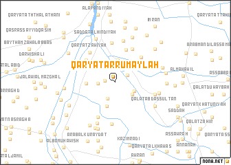 map of Qaryat ar Rumaylah