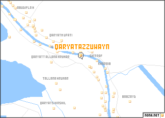 map of Qaryat az Zuwayn