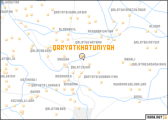 map of  Qaryat Khātūnīyah
