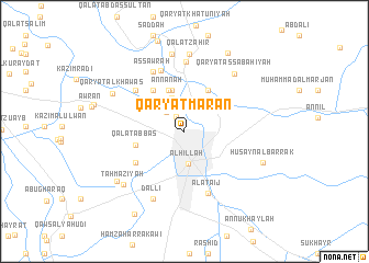 map of Qaryat Marān