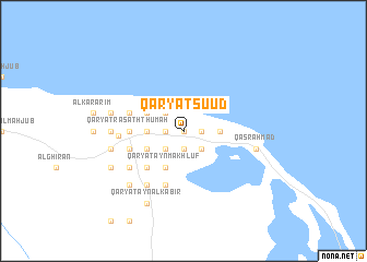 map of Qaryat Su‘ūd