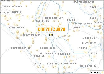 map of Qaryat Zu‘ayb