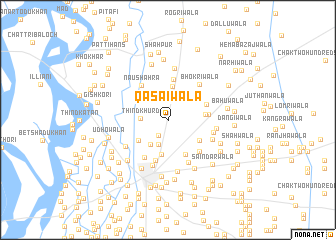 map of Qasāiwāla