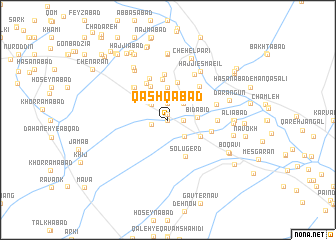 map of Qashqābād