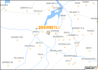 map of Qasımbeyli