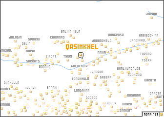 map of Qāsim Khel