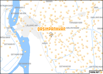 map of Qāsim Panhwar