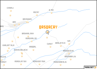 map of Qaşqaçay