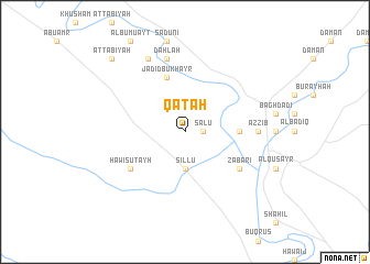 map of Qaţ‘ah