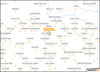 map of Qawāl