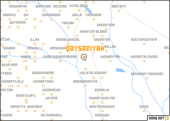 map of Qayşarīyah
