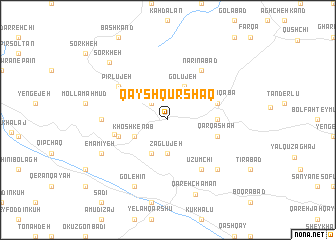 map of Qaysh Qūr Shāq