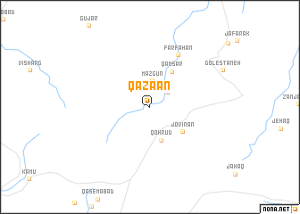 map of Qazā Ān