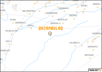 map of Qazanbulaq