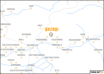 map of Qazāqī