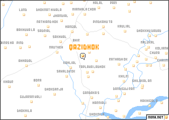 map of Qāzi Dhok
