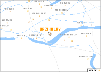 map of Qāẕī Kalay
