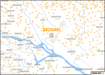 map of Qāzi Khel