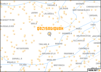 map of Qāzi Sādiqwāh