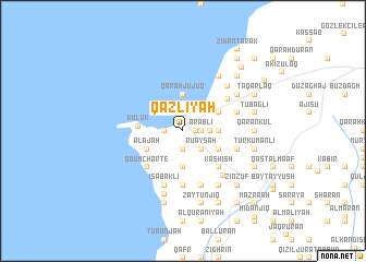 map of Qazlīyah