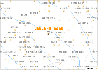 map of Qebleh Masjed