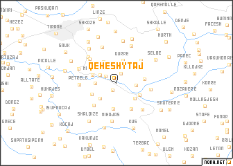 map of Qehë-Shytaj