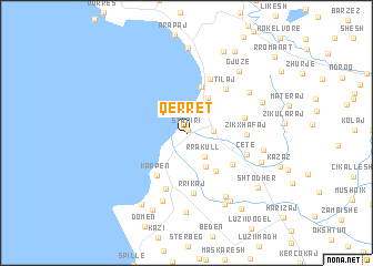 map of Qerret