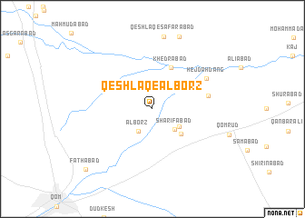 map of Qeshlāq-e Alborz