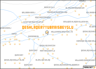 map of Qeshlāq-e Ayyūb Ra\