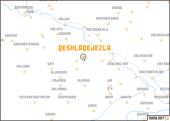 map of Qeshlāq-e Jezlā