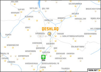 map of Qeshlāq