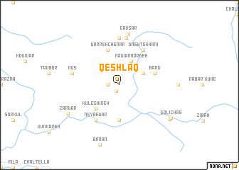 map of Qeshlāq