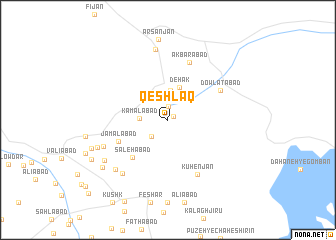 map of Qeshlāq