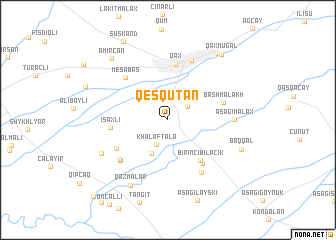 map of Qeşqutan