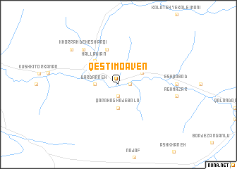 map of Qesţī Mo‘āven