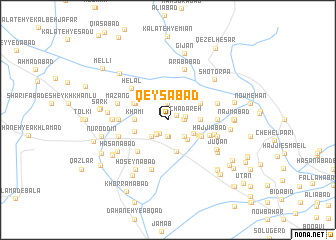 map of Qeysābād