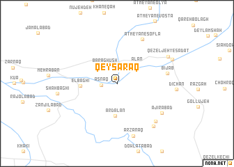 map of Qeyşaraq