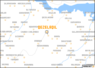 map of Qezel ‘Aqīl