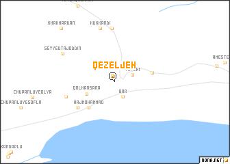 map of Qezeljeh