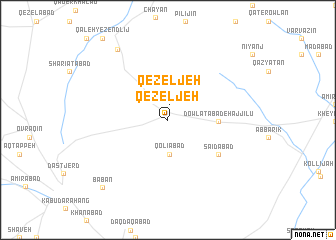 map of Qezeljeh